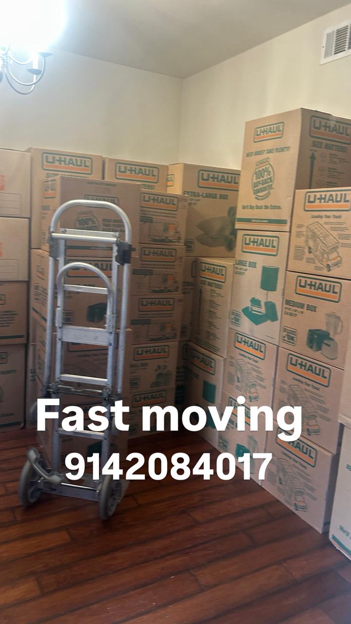 Criss Moving - Packed boxes ready for transport